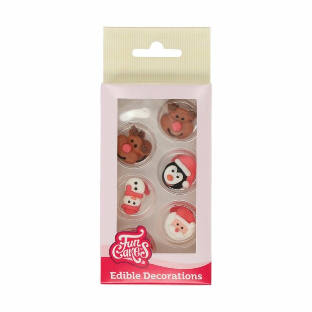 FunCakes Sugar Decorations Christmas Set 12