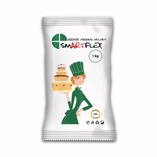 Smartflex Fondant Gras Groen Velvet 1kg T.H.T. 08-12-23