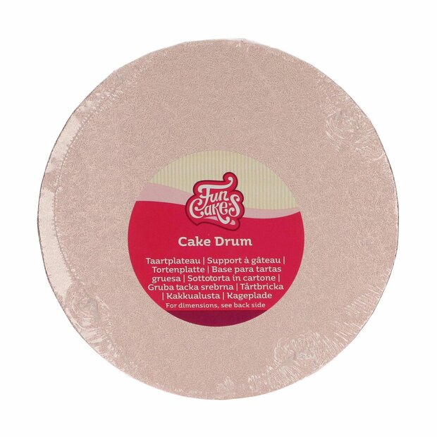 FunCakes Cake Drum Rond &Oslash; 20cm Rose Goud