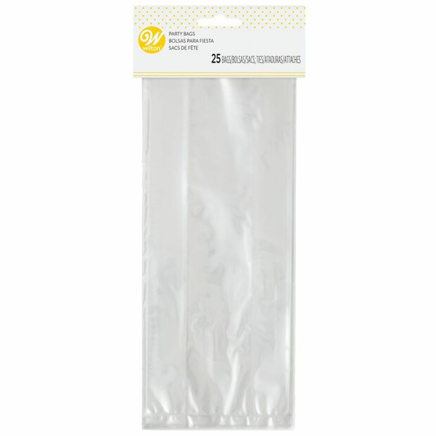 Wilton Clear Party Bags &ndash; 25 stuks