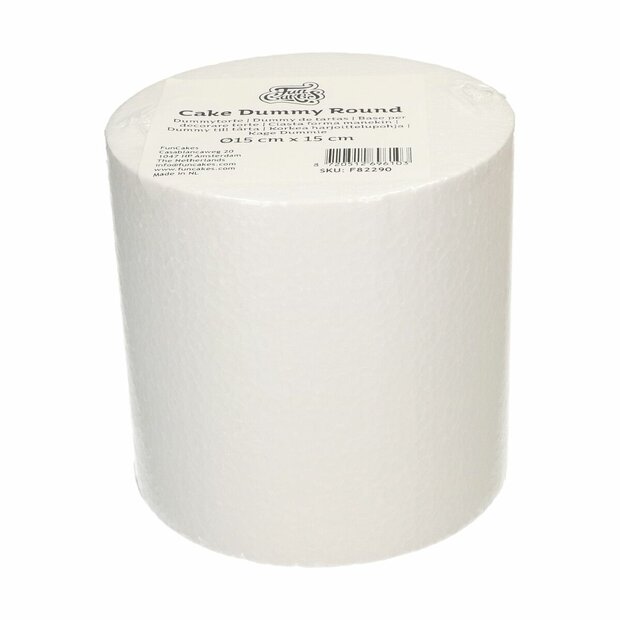 FunCakes Taart Dummy Rond &Oslash; 15 cm x 15 cm