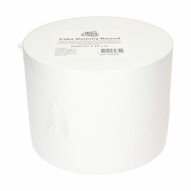 FunCakes Taart Dummy Rond &Oslash; 20 cm x 15 cm