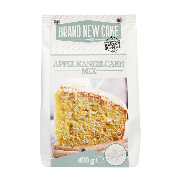 BrandNewCake Glutenvrij Appel-Kaneelcake-mix 400g