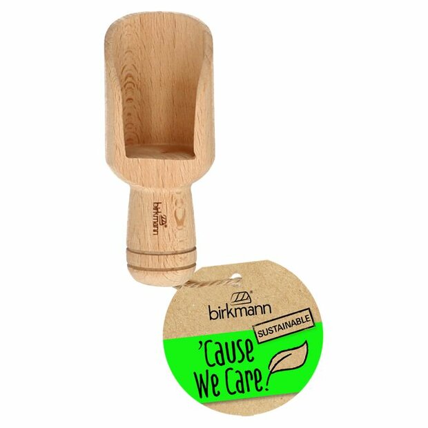 Birkmann &#039;Cause we care Wooden Scoop 