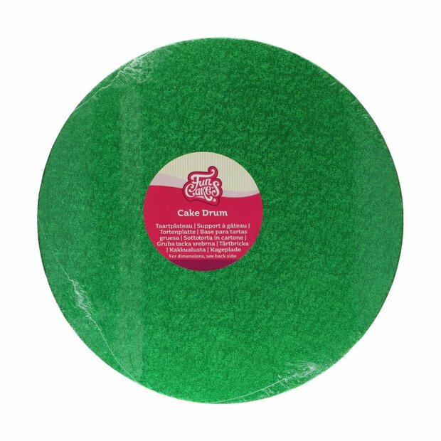 FunCakes Cake Drum Rond &Oslash; 30,5 cm Groen