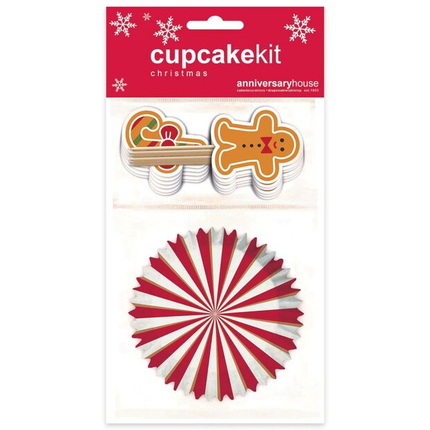 AH Gingerbread Swirl Cupcake Kit/28