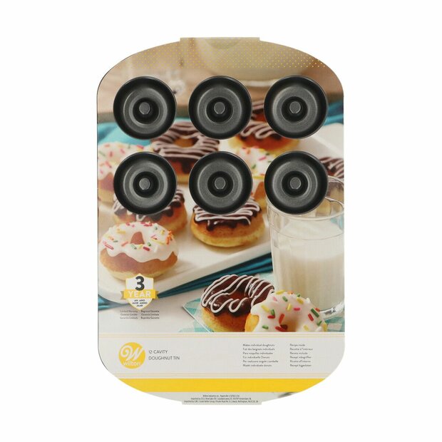 Moule &agrave; Donuts Wilton Medium &ndash; 12 Cavit&eacute;s