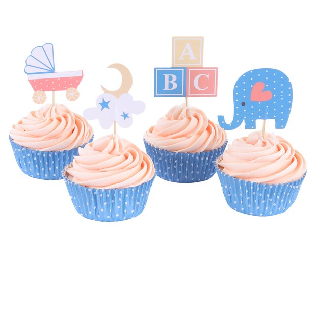 PME Baby Cupcake Set &ndash; 48‑delig