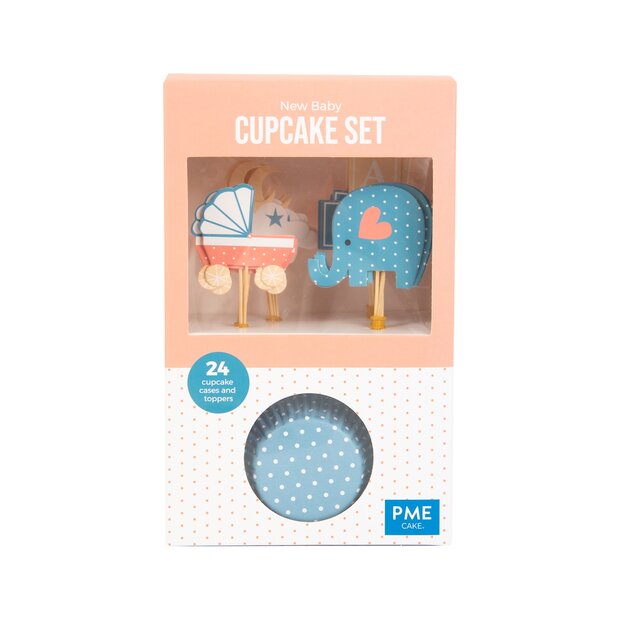 PME Baby Cupcake Set &ndash; 48‑delig