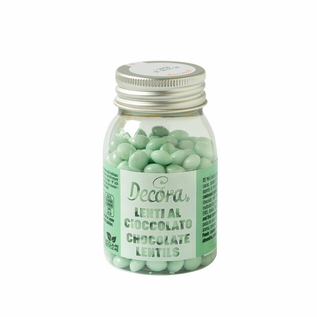 Decora Mini Melkchocolade Pastilles 80g - Aqua Groen T.H.T. 07-11-25