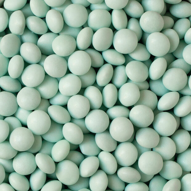 Decora Mini Melkchocolade Pastilles 80g - Aqua Groen T.H.T. 07-11-25