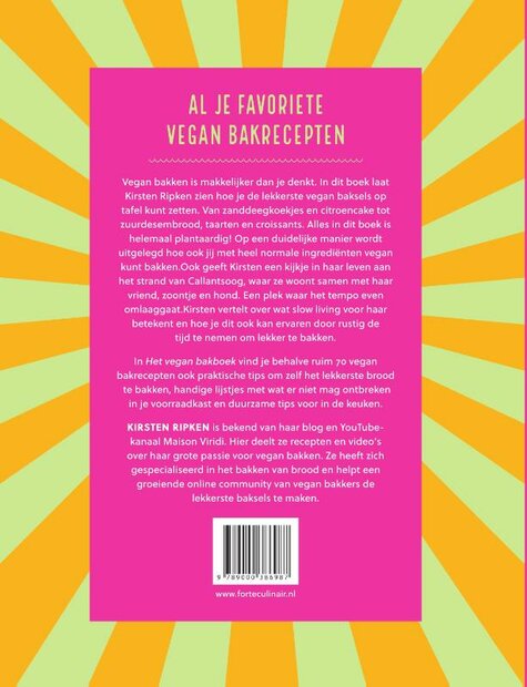 Het vegan bakboek &ndash; Kirsten Ripken