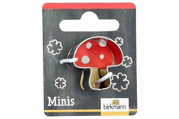 Birkmann Mini Koekjesvorm Paddenstoel 2,7cm