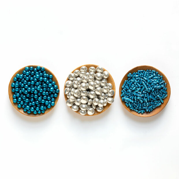 Decora Decor Mix Silver and Sky Blue Set 85g