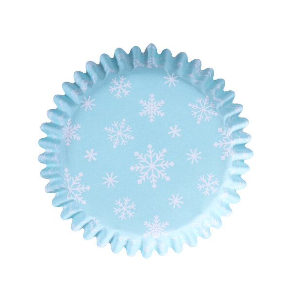 PME Kerst Cupcakevormpjes  &ndash; Sneeuwpop &ndash; 60 stuks