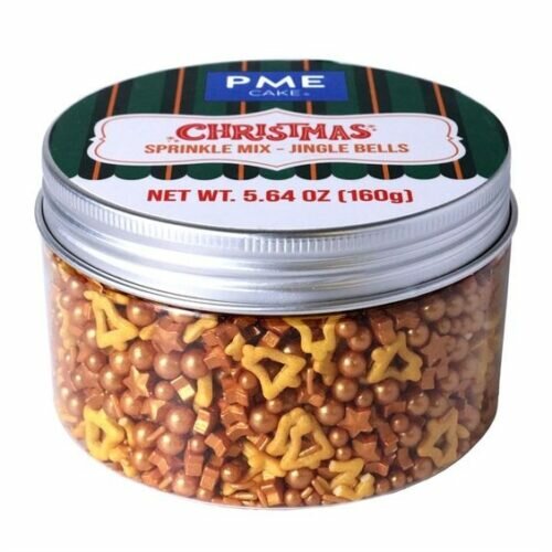 PME Strooisels voor Kerst - Gouden Bellen&nbsp;160g