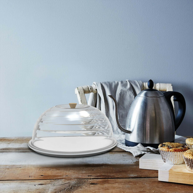 Biesse Stolp met Plateau en Taartschep &Oslash;34x16cm