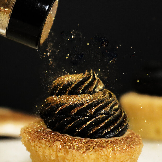 PME Eetbare Glanspoeder Sneeuw - Goud (10g)