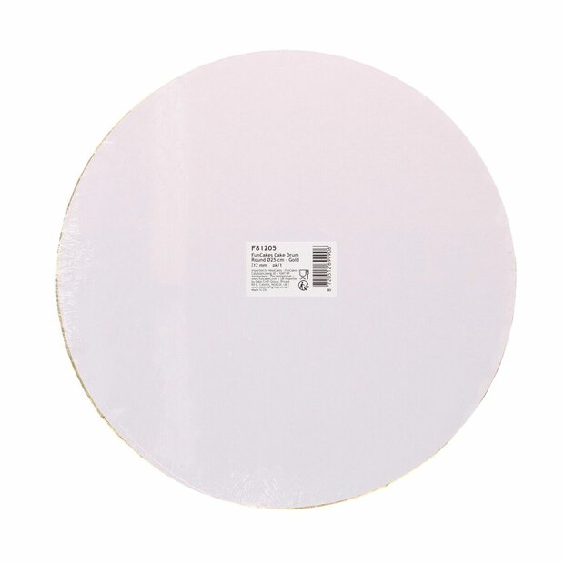 FunCakes Cake Drum Rond &Oslash;25 cm - Goud