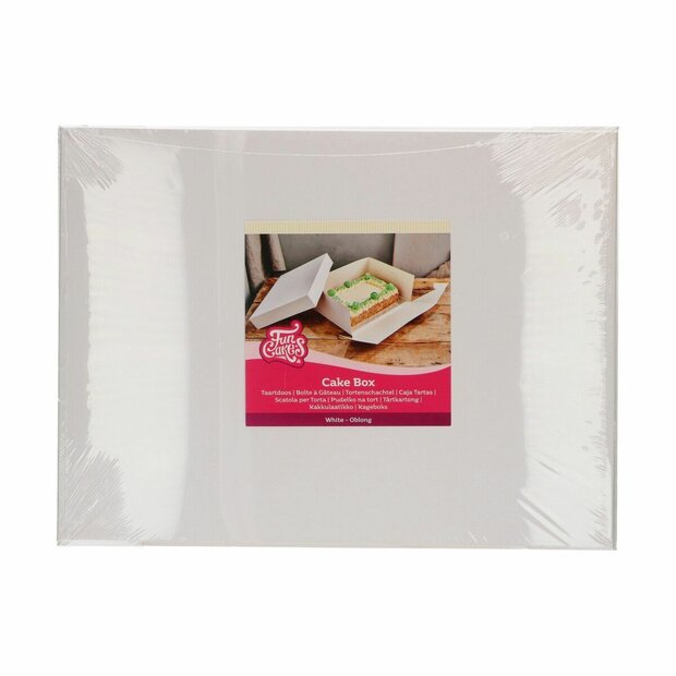 FunCakes Taartdoos Wit 50x40x15 cm pk/1