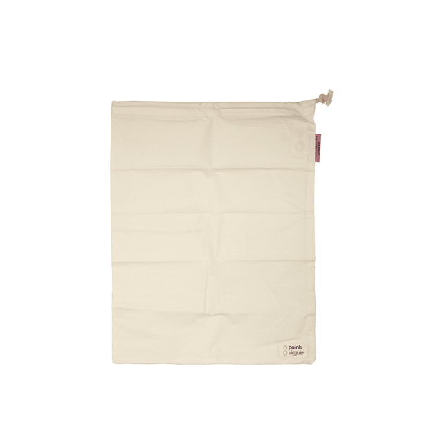 Point‑Virgule Herbruikbare Broodzak Katoen 30&times;38 cm