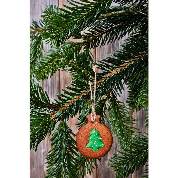 Birkmann Koekjes Uitsteker - Kerstbal met Kerstboom 6cm