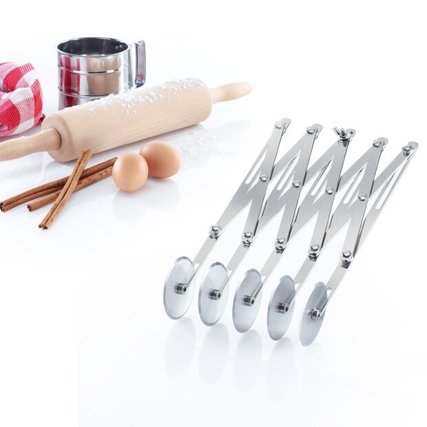 Westmark Stainless Steel Dough Cutter 5 Wheels