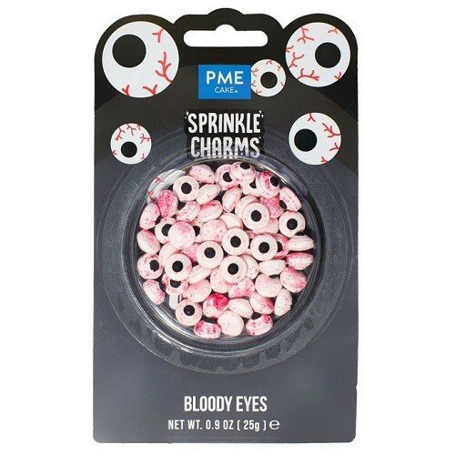 PME Halloween Charm Strooisels &ndash; Bloederige Ogen (25g)