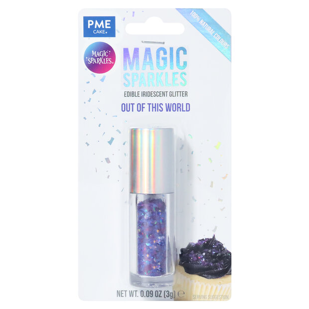 PME Magic Sprinkles, Eetbare Iriserende Glittervlokken &ndash; Galaxy (3g)