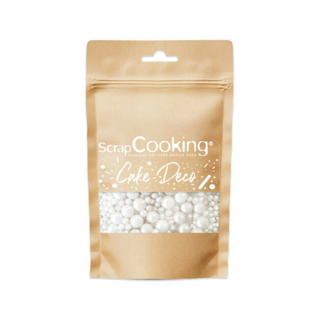 Scrapcooking Pearly White Pearls Mix 60g
