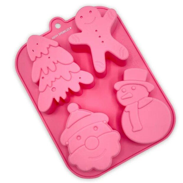 Happy Sprinkles Classic Christmas Silicone mold