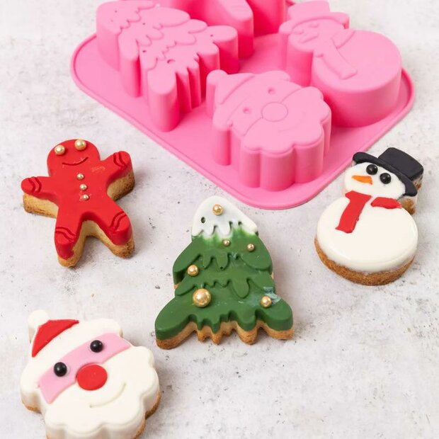 Happy Sprinkles Classic Christmas Silicone mold