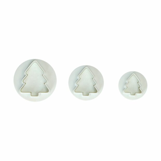 Wilton Plunger Cutter Kerstboom set/3