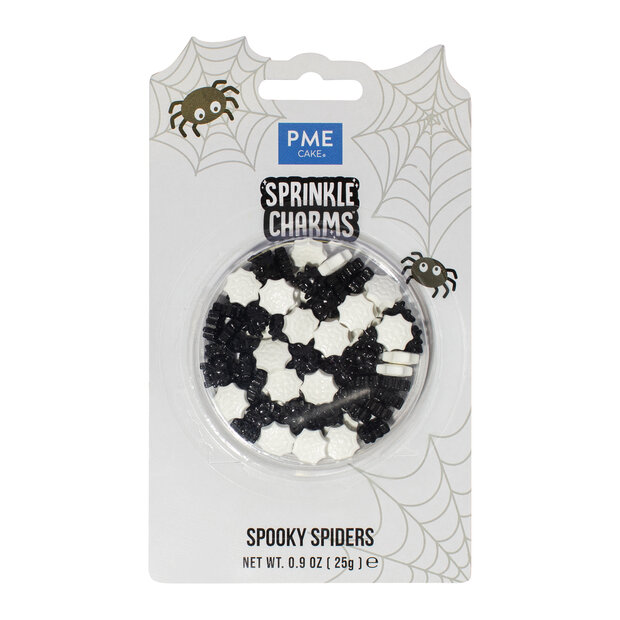 PME Halloween Charm Strooisels &ndash; Spinnen (25g)