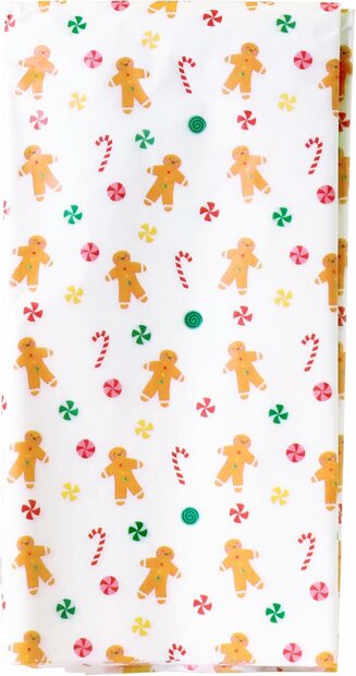 PME 12 Vellen Inpak Bakpapier voor Kerst - Peperkoekman