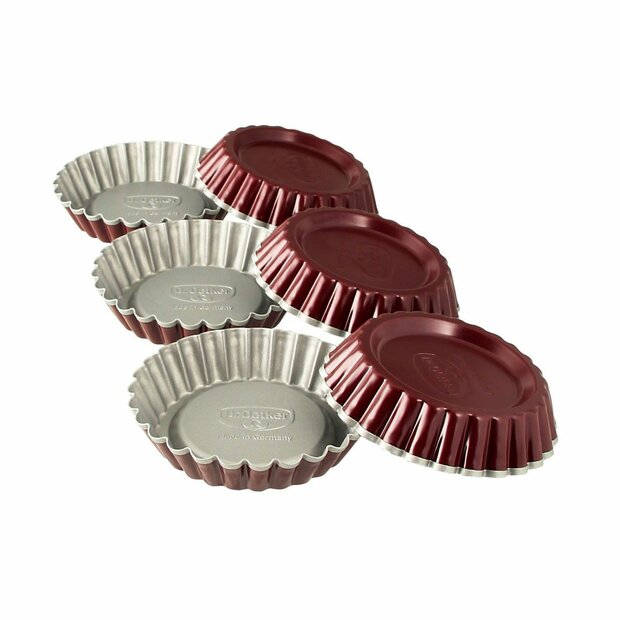Dr. Oetker Tartelettenvormen &ndash; &Oslash;10 cm &ndash; Set van 6