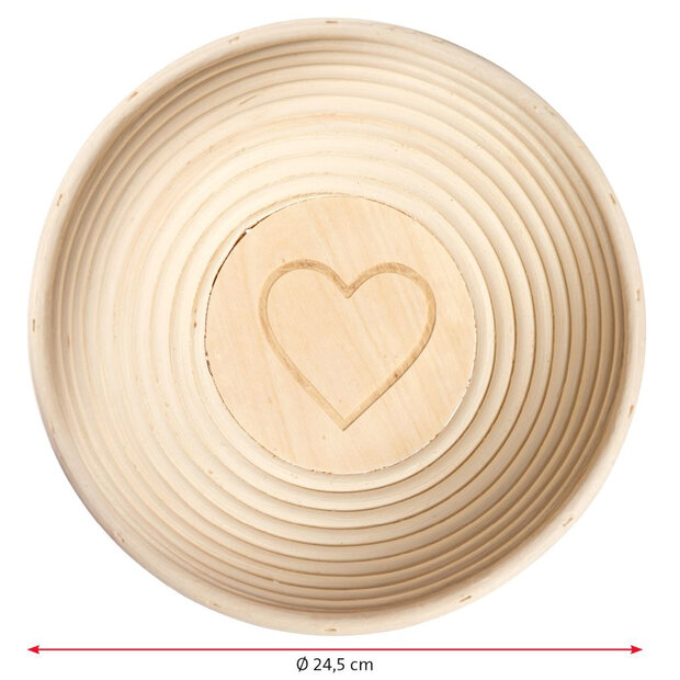 Westmark Rijsmandje Rond met Hart &ndash; Met Cover