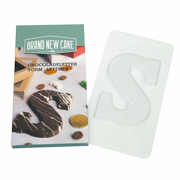 BrandNewCake Chocoladeletter Vorm 150g Letter S