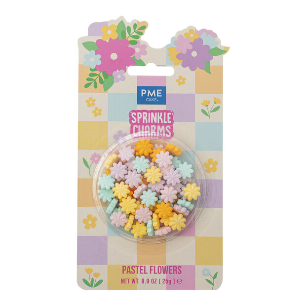 PME Pastel Bloemen Sprinkles &ndash; 25g