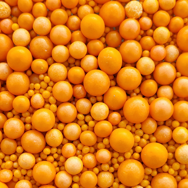 Tasty Me Sugar Pearls Sprinkles Mix Orange &ndash; 70 g &ndash; Glutenvrij