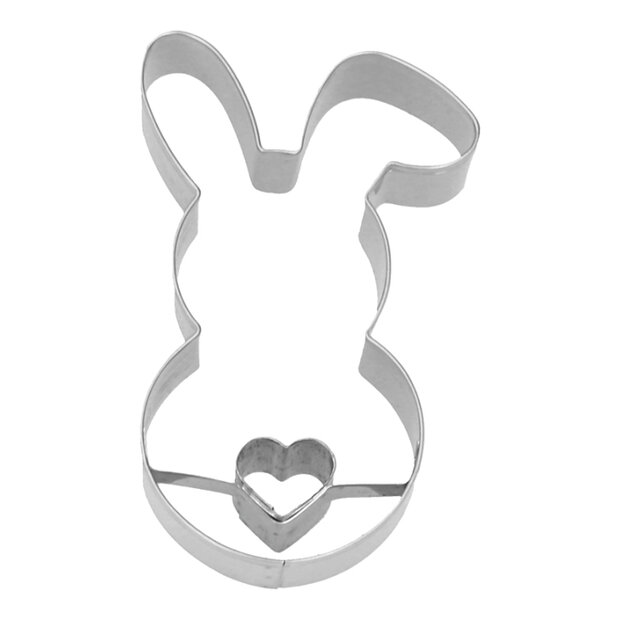 Birkmann Bunny Cookie Cutter with Heart &ndash; 7.5 cm