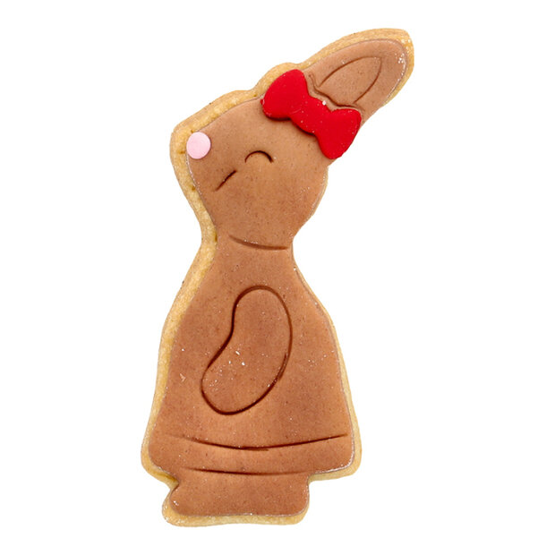 Birkmann Bunny in Dress Cookie Cutter &ndash; 8 cm