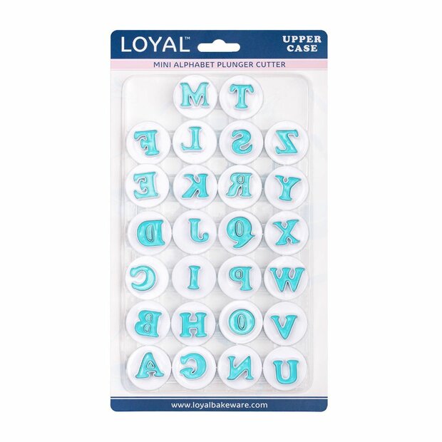 LOYAL Uitstekers Mini Alfabet Hoofdletters &ndash; Set/26