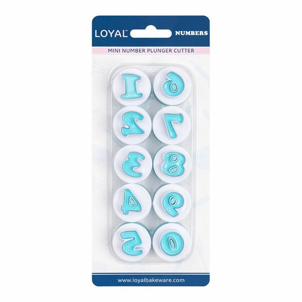LOYAL Uitstekers Mini Cijfers 0&ndash;9 &ndash; Set/10