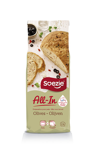 Soezie All‑In Griechisches Olivenbrot‑Backmischung &ndash; 500 g