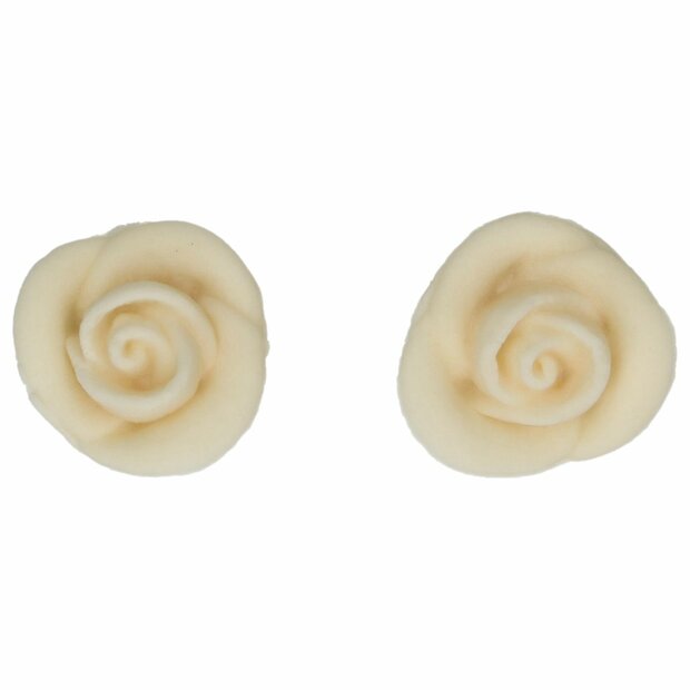 FunCakes Sugar Paste Decorations Roses White set/6