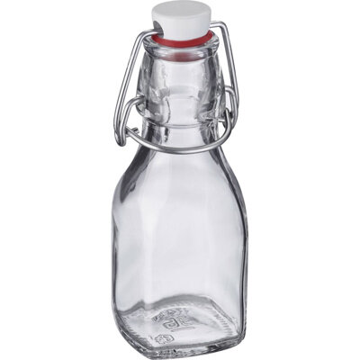 Bouteille Carr&eacute;e Westmark avec Bouchon M&eacute;canique &ndash; 125 ml