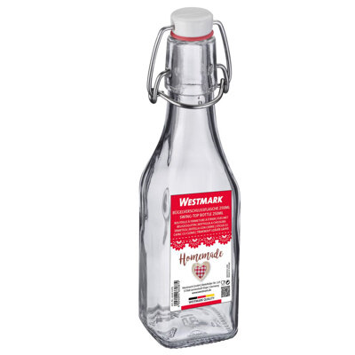 Bouteille Carr&eacute;e Westmark avec Bouchon M&eacute;canique &ndash; 250 ml