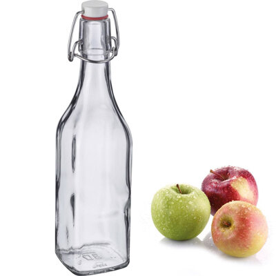 Bouteille Carr&eacute;e Westmark avec Bouchon M&eacute;canique &ndash; 500 ml