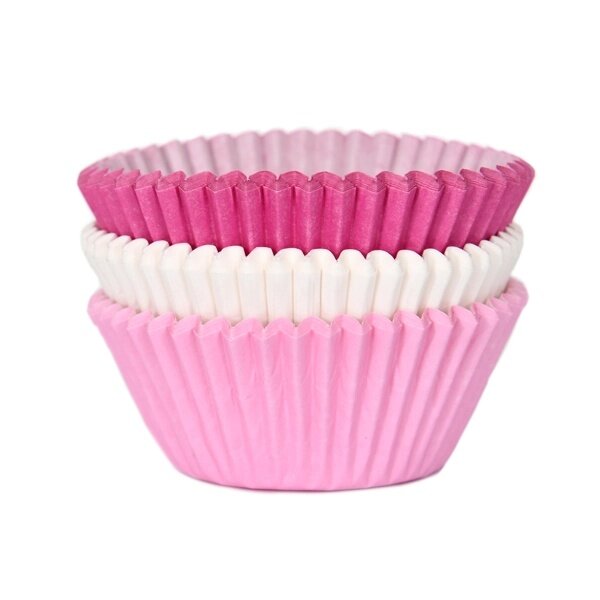 House of Marie Baking Cups Assorted Pink &ndash; Pack of 75
